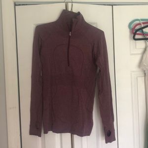 Lululemon 1/4 zip purple